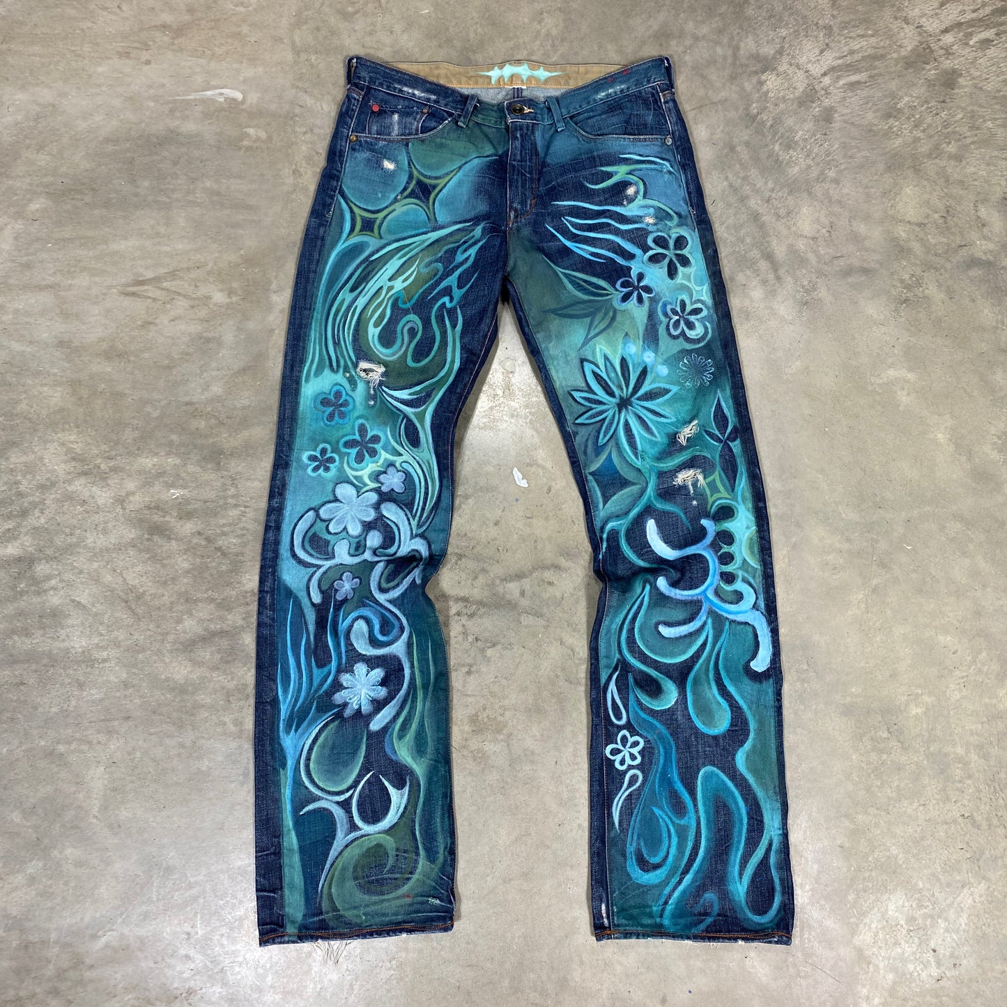 ‘Green Costello’ - 33” Waist, 34” Length