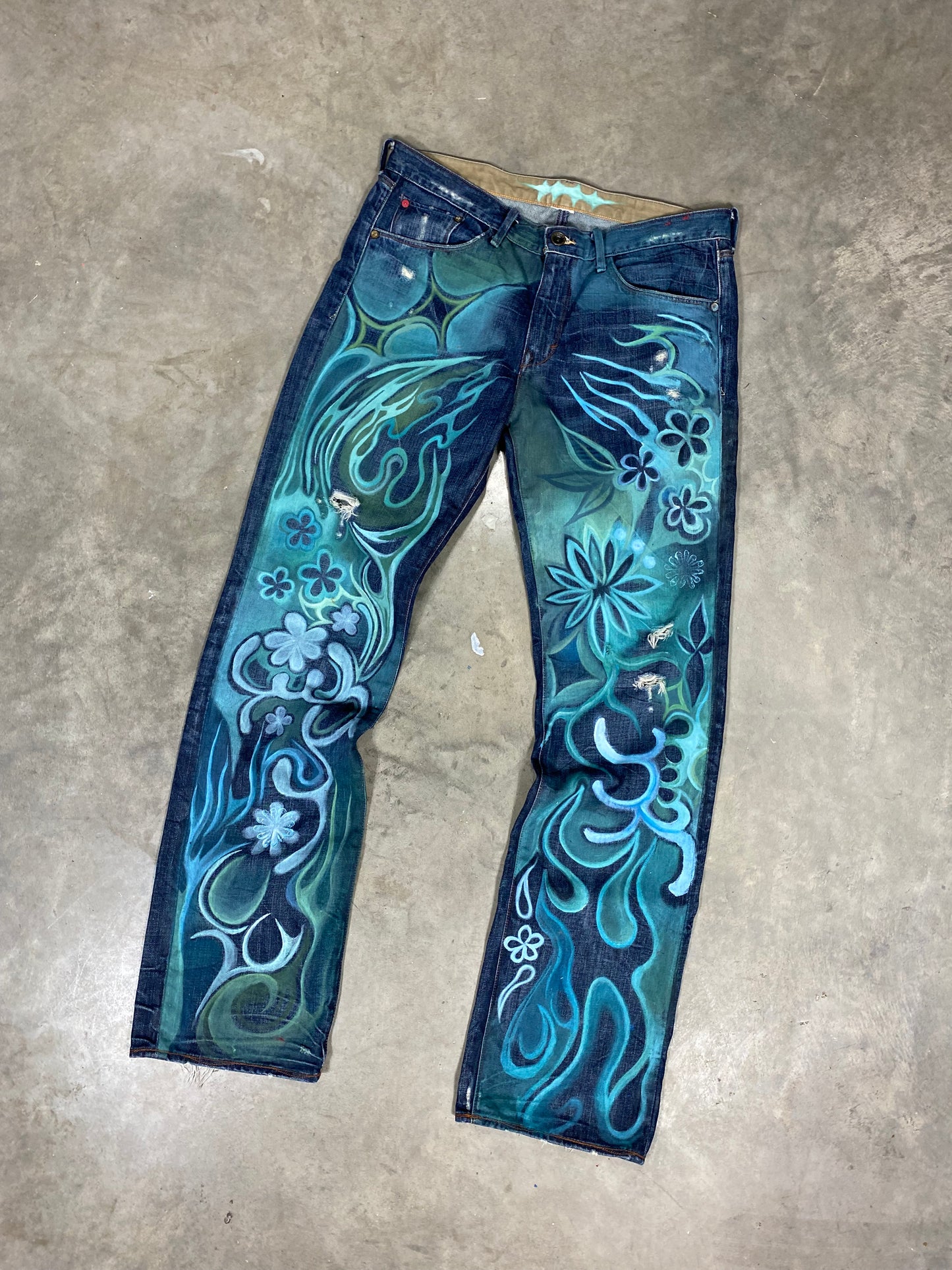 ‘Green Costello’ - 33” Waist, 34” Length