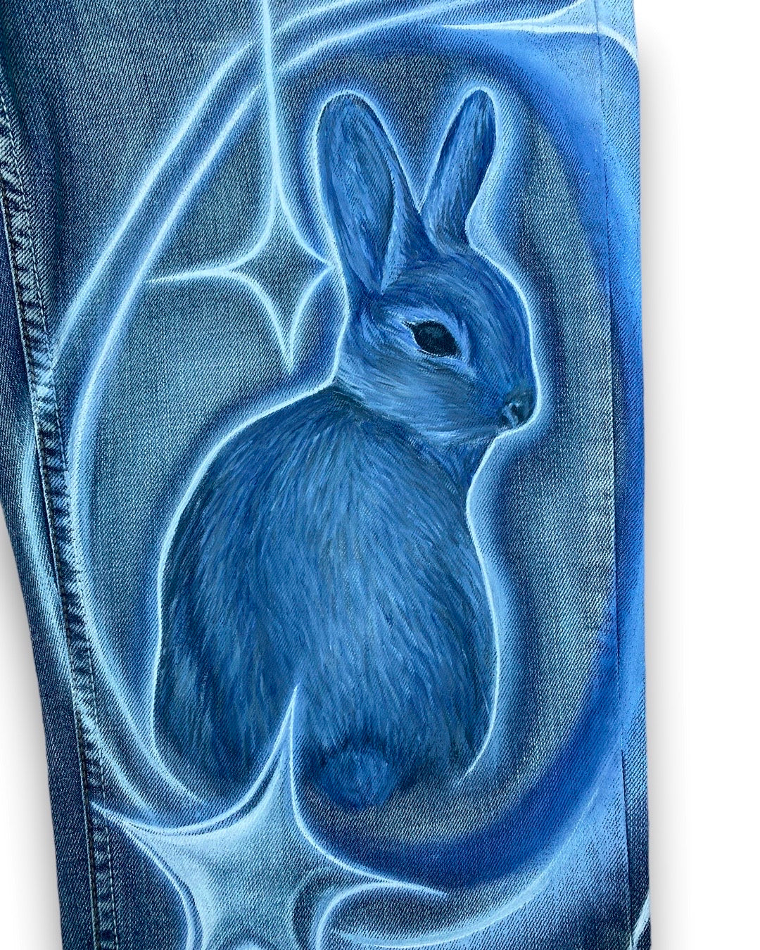 ‘Bunny Denim‘- 32” Waist, 32” Length