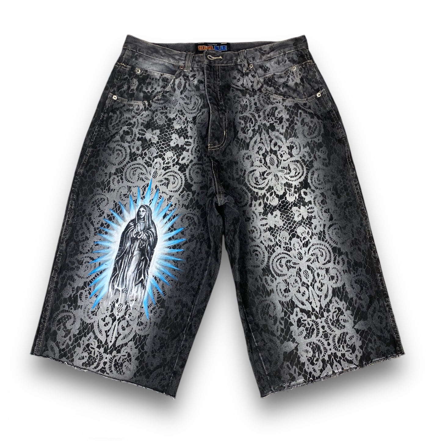 Sacred Paisley Jorts - 38” Waist