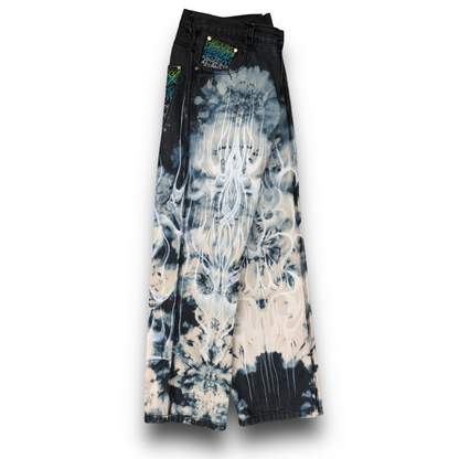 ‘Calligraphy Baggy Jeans ’- 34” Waist, 32” Length