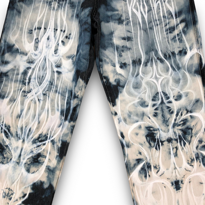 ‘Calligraphy Baggy Jeans ’- 34” Waist, 32” Length